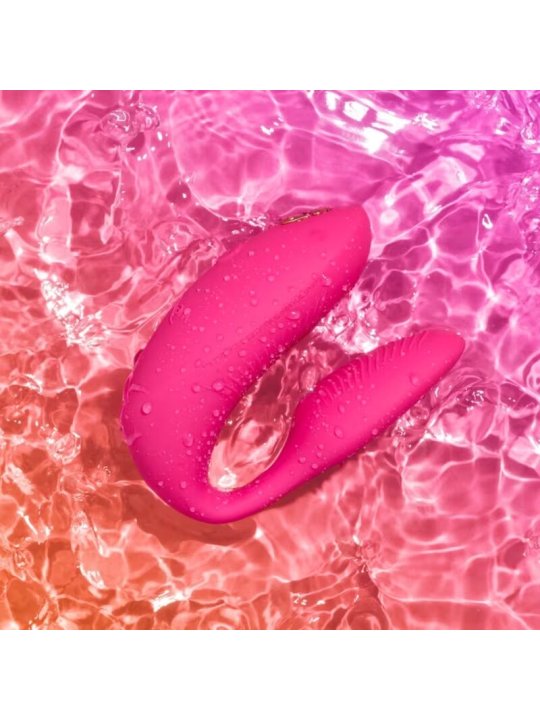 WE VIBE CHORUS PRO VIBRADOR PREMIUM PARA PAREJAS ROSA ELECTRICO