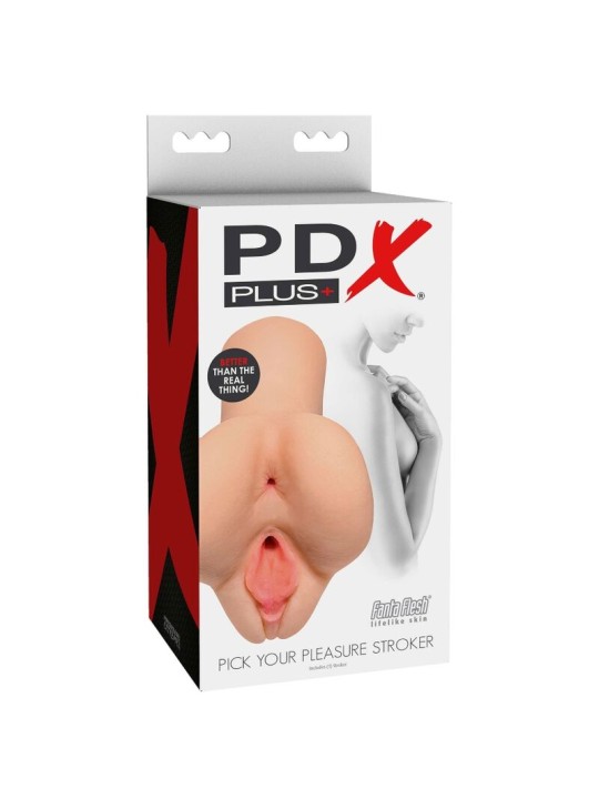 PDX PLUS PICK YOUR PLEASURE MASTURBADOR DOBLE LIGHT SKIN