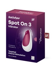 SATISFYER SPOT ON 3 ESTIMULADOR DE CLITORIS ROJO