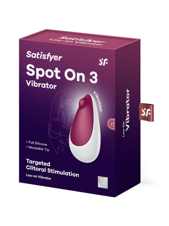 SATISFYER SPOT ON 3 ESTIMULADOR DE CLITORIS ROJO