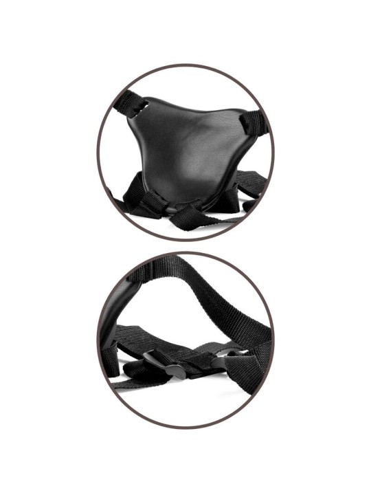 KING COCK ELITE KIT ARNES AJUSTABLE DELUXE ANILLO CON TESTICULOS DILDO 203 CM