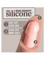 KING COCK ELITE KIT ARNES AJUSTABLE DELUXE ANILLO CON TESTICULOS DILDO 203 CM