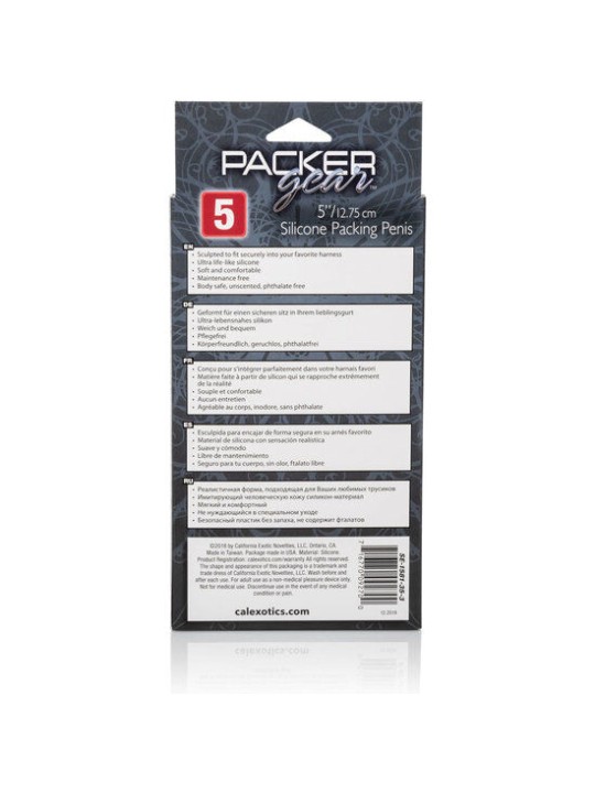 CALEXOTICS PACKING PENIS PENE DE SILICONA 1275CM NEGRO