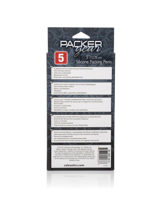 CALEXOTICS PACKING PENIS PENE DE SILICONA 1275CM CARAMELO