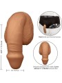 CALEXOTICS PACKING PENIS PENE DE SILICONA 1275CM CARAMELO
