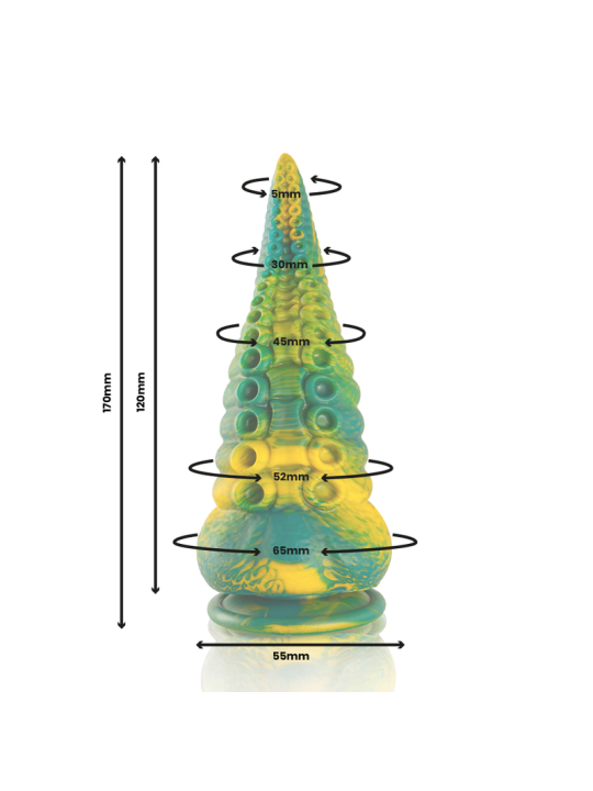 EPIC CETUS DILDO TENTACULO VERDE TAMANO PEQUENO