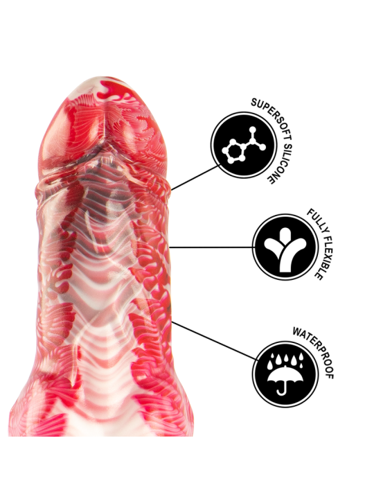 EPIC HELIOS DILDO CON TESTICULOS CALOR Y EXTASIS