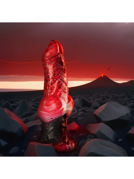 EPIC HELIOS DILDO CON TESTICULOS CALOR Y EXTASIS