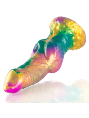 EPIC IRIS DILDO CON TESTICULOS ARCOIRIS DE PLACER