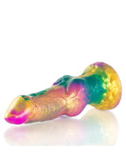 EPIC IRIS DILDO CON TESTICULOS ARCOIRIS DE PLACER