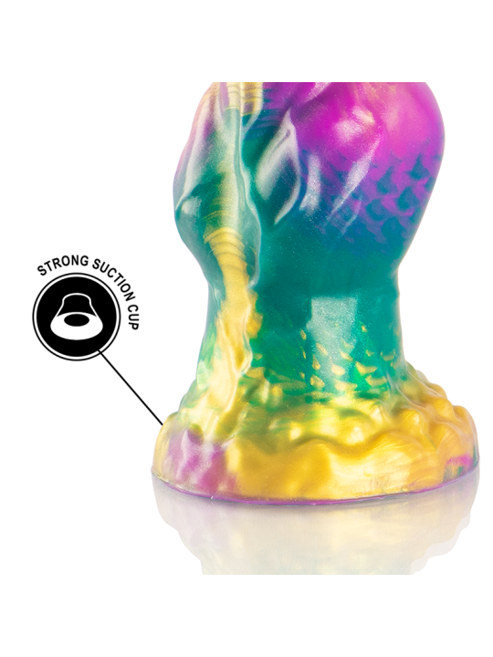 EPIC IRIS DILDO CON TESTICULOS ARCOIRIS DE PLACER