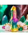 EPIC IRIS DILDO CON TESTICULOS ARCOIRIS DE PLACER
