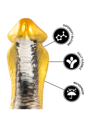 EPIC DRAKON DILDO COBRA AMARILLA