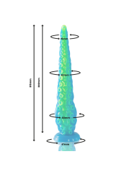 EPIC SCYLLA DILDO TENTACULO FINO FLUORESCENTE TAMANO GRANDE