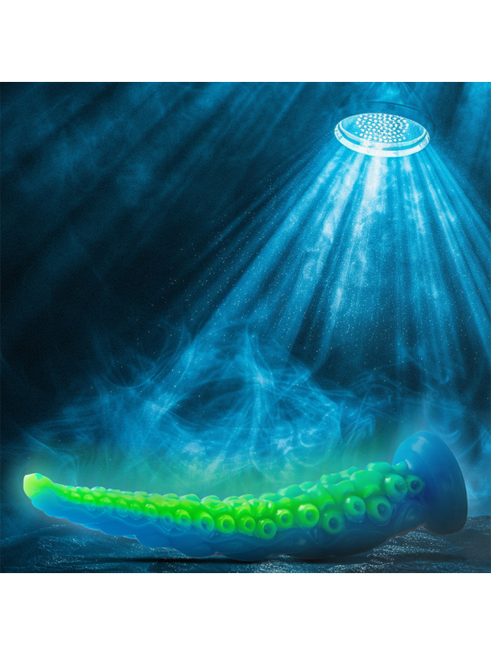 EPIC SCYLLA DILDO TENTACULO FINO FLUORESCENTE TAMANO GRANDE