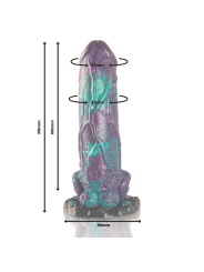 EPIC BASILISK DILDO DOBLE PLACER ESCAMOSO TAMANO GRANDE