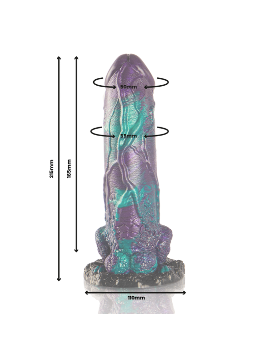 EPIC BASILISK DILDO DOBLE PLACER ESCAMOSO TAMANO GRANDE
