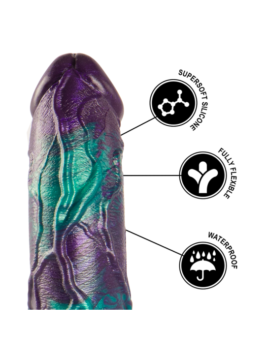 EPIC BASILISK DILDO DOBLE PLACER ESCAMOSO TAMANO GRANDE