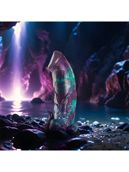 EPIC BASILISK DILDO DOBLE PLACER ESCAMOSO TAMANO GRANDE