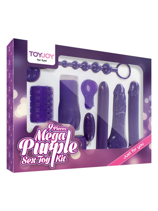 TOYJOY JUST FOR YOU MEGA PURPLE SEX TOY KIT