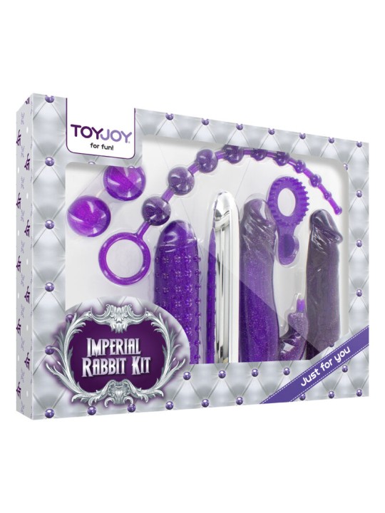 TOYJOY IMPERIAL RABBIT KIT MORADO