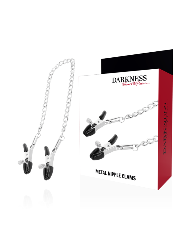 DARKNESS PINZAS AJUSTABLES PARA PEZONES AJUSTABLES METAL