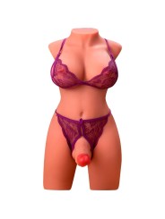 XISE MIAH LADY BOY TORSO FEMENINO CON DILDO CON VIBRACION Y THRUSTING 55 CM