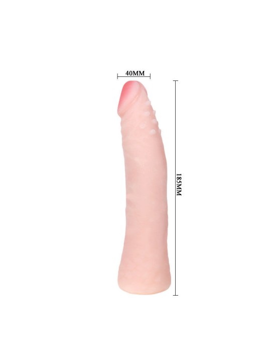 BAILE DILDO SILICONA TACTO PIEL REALISTICO 19 CM COLOR CAJA ALEATORIO