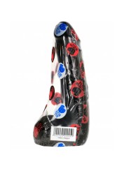 ALL BLACK DILDO REALISTICO NEGRO SUAVE 20 CM