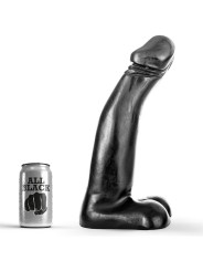 ALL BLACK DILDO REALISTA NEGRO FISTING 29 CM