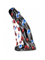 ALL BLACK DILDO REALISTA NEGRO FISTING 29 CM