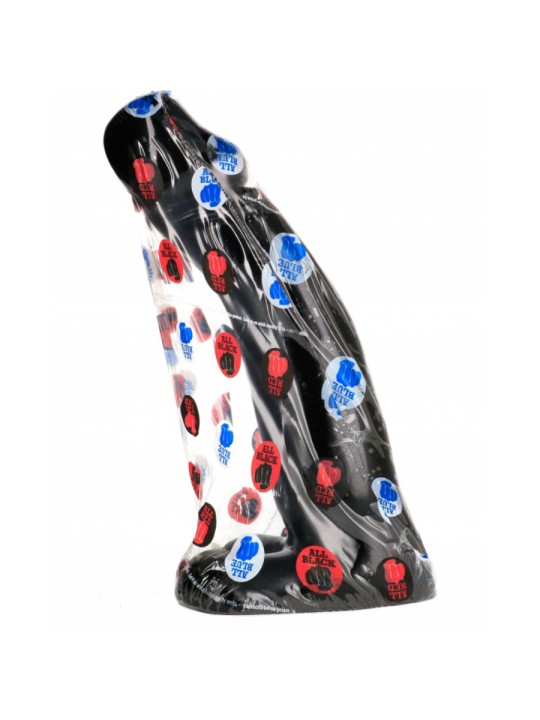 ALL BLACK DILDO REALISTA NEGRO FISTING 29 CM