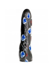 ALL BLACK DILDO NEGRO REALISTICO 20 CM