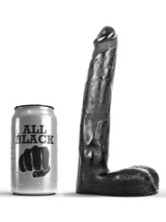 ALL BLACK DILDO REALISTICO 21 CM
