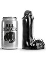 ALL BLACK DILDO REALISTICO 13 CM