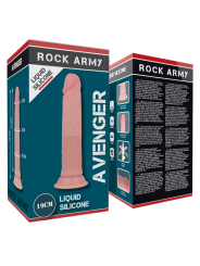 ROCKARMY AVENGER DILDO REALISTICO LIQUID SILICONE 19 CM O 398 CM