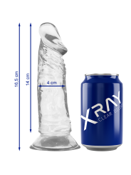 XRAY CLEAR DILDO TRANSPARENTE 165CM X 4CM