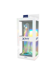X RAY CLEAR DILDO TRANSPARENTE 21 CM O 4 CM