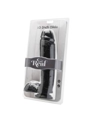 GET REAL DILDO 255 CM CON TESTICULOS NEGRO