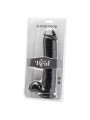 GET REAL DILDO 28 CM CON TESTICULOS NEGRO
