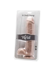 GET REAL DILDO 28 CM CON TESTICULOS NATURAL