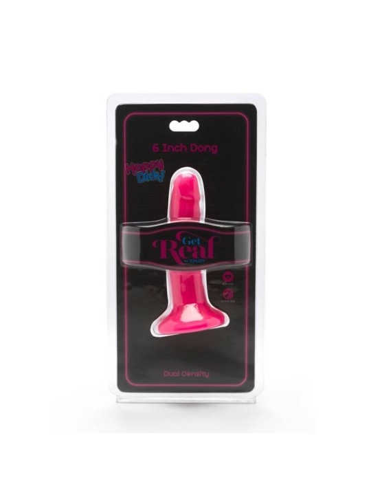 GET REAL HAPPY DICKS DONG 12 CM ROSA