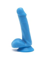 GET REAL HAPPY DICKS DILDO 12 CM CON TESTICULOS AZUL