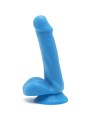 GET REAL HAPPY DICKS DILDO 12 CM CON TESTICULOS AZUL