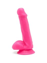 GET REAL HAPPY DICKS DILDO 12 CM CON TESTICULOS ROSA