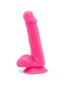 GET REAL HAPPY DICKS DILDO 12 CM CON TESTICULOS ROSA