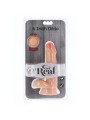 GET REAL DUAL DENSITY DILDO 17 CM CON TESTICULOS NATURAL