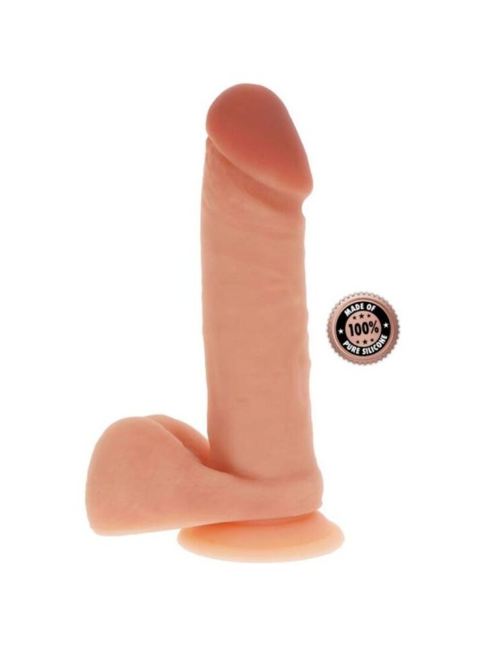 GET REAL DILDO SILICONA 205 CM CON TESTICULOS NATURAL
