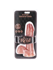 GET REAL DILDO SILICONA 205 CM CON TESTICULOS NATURAL