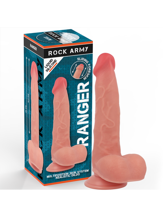 ROCKARMY RANGER DILDO REALISTA DUAL DENSITY LIQUID SILICONE 22 CM O 36 CM